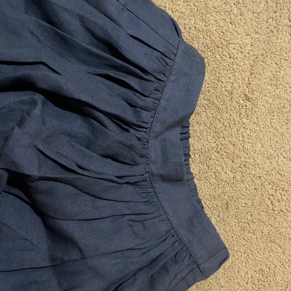 notPERFECTLINEN City Skirt Grey-Blue A-Line Skirt - Picture 6 of 10